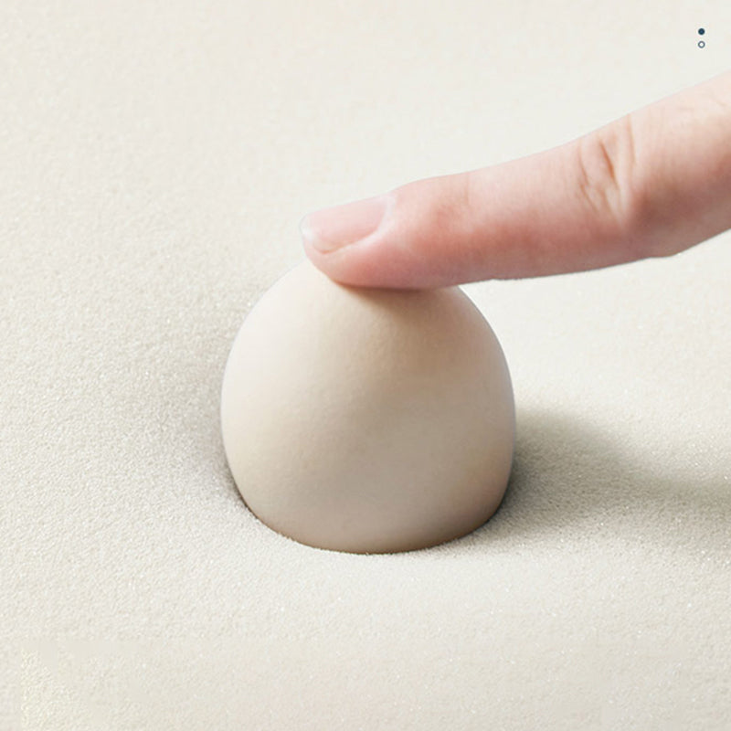 29.5" Wide Faux Leather Sewn Pillow Back Sponge Sloped Arms Barrel Chair