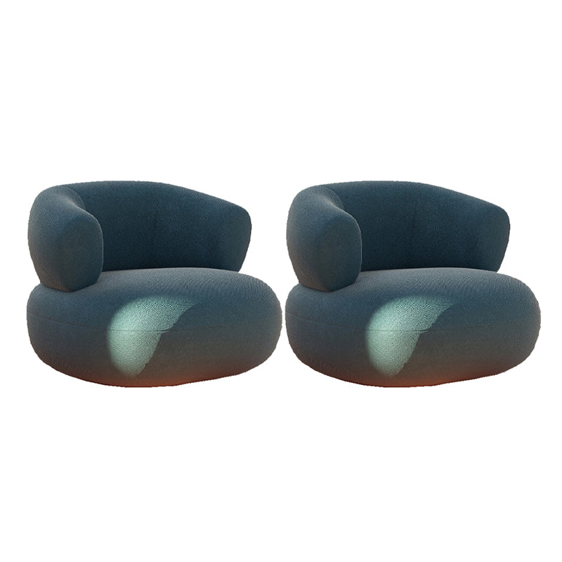 Mid-Century Modern Armless Accent Chair Leather Accent Room Chair for Living Room