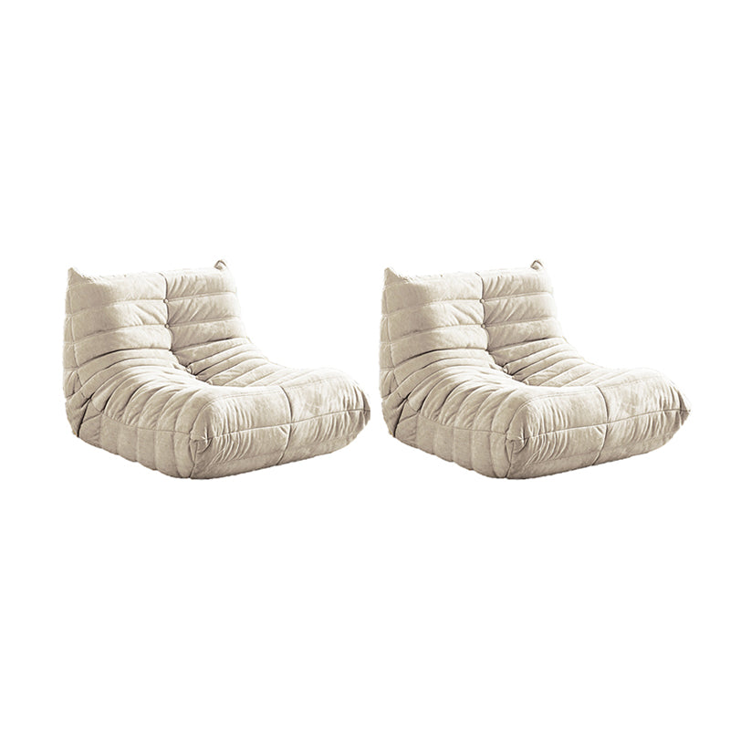 Nordic Style Living Room Upholstered Armless Tight Back Parsons Chair