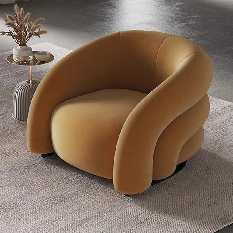 34.65" Wide Contemporary Style Single Sofa Chair Microfiber Arm Chair
