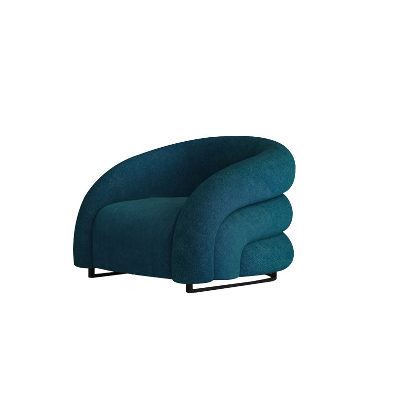 34.65" Wide Contemporary Style Single Sofa Chair Microfiber Arm Chair