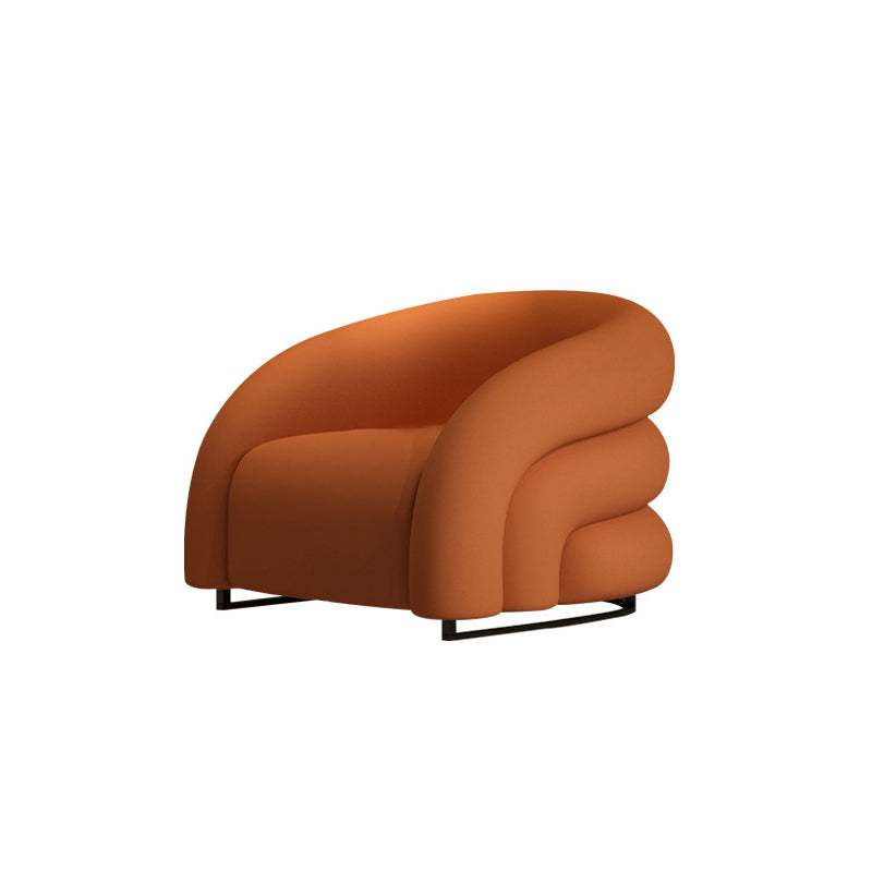 34.65" Wide Contemporary Style Single Sofa Chair Microfiber Arm Chair