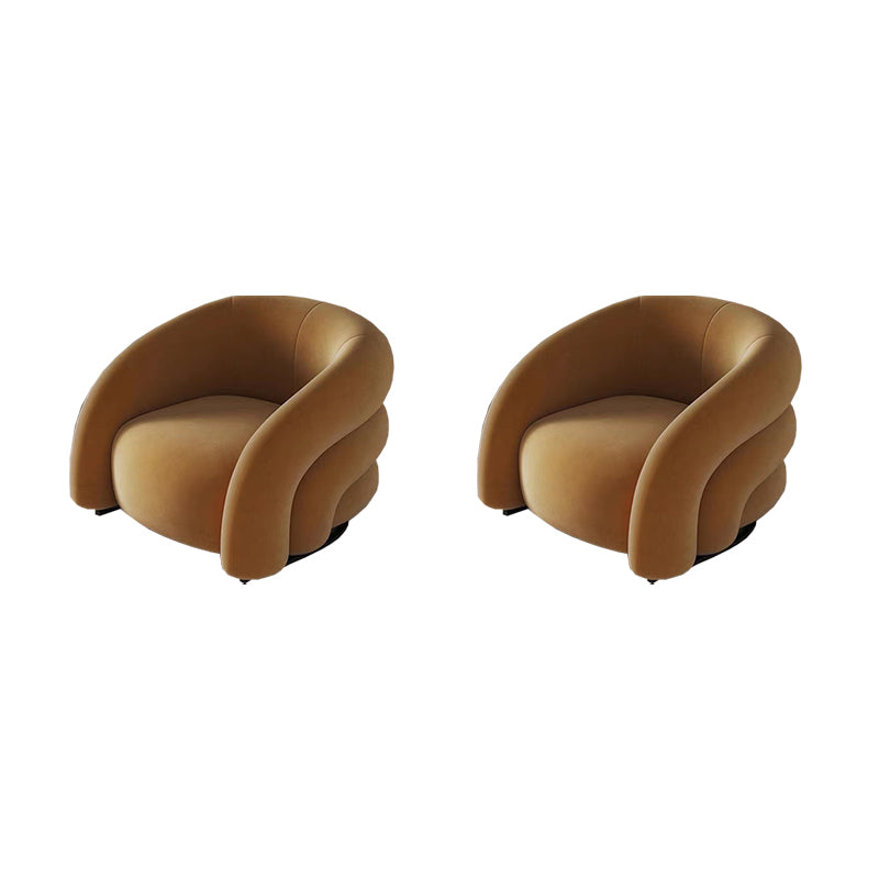 34.65" Wide Contemporary Style Single Sofa Chair Microfiber Arm Chair