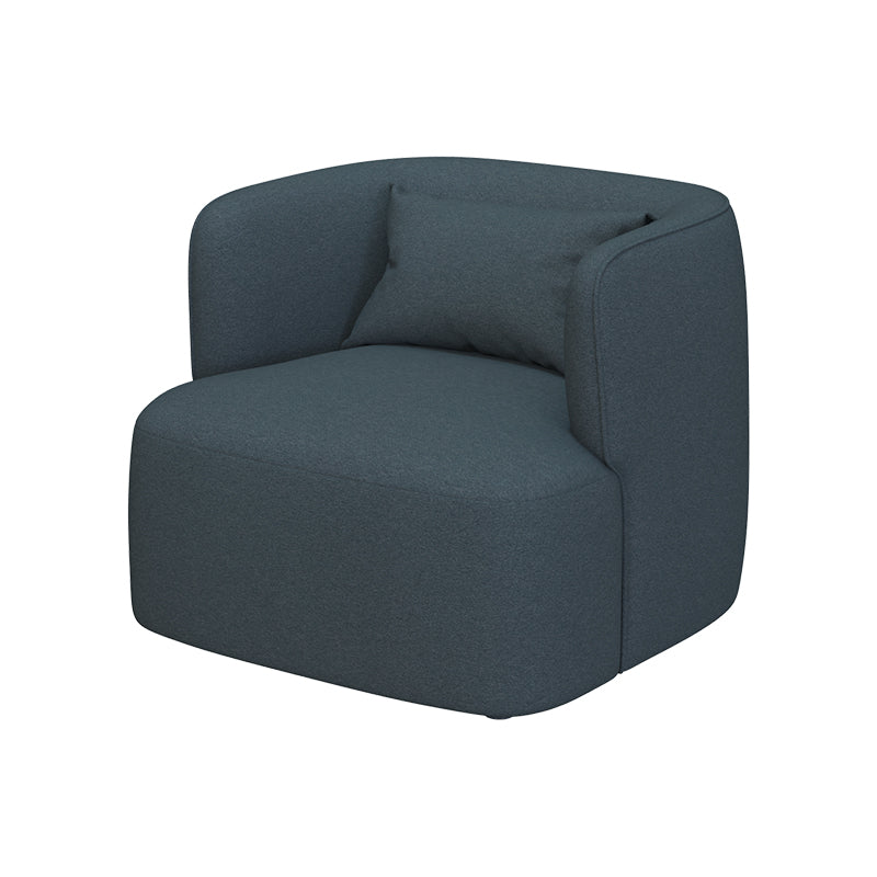 Contemporary 33.5"Wide Pillow Back Sponge Recessed Arms Chair