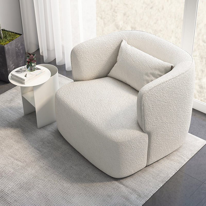 Contemporary 33.5"Wide Pillow Back Sponge Recessed Arms Chair