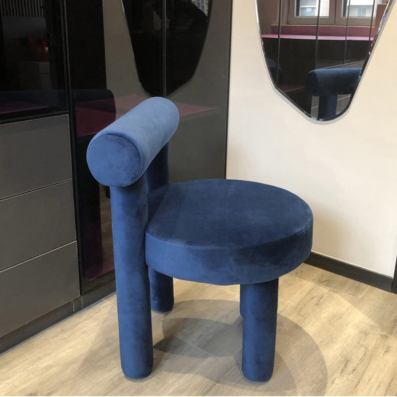 21.65" Wide Scandinavian Style Single Sofa Chair Fixed Back Accent Chair