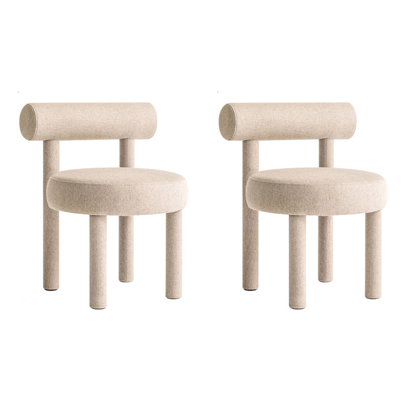 21.65" Wide Scandinavian Style Single Sofa Chair Fixed Back Accent Chair