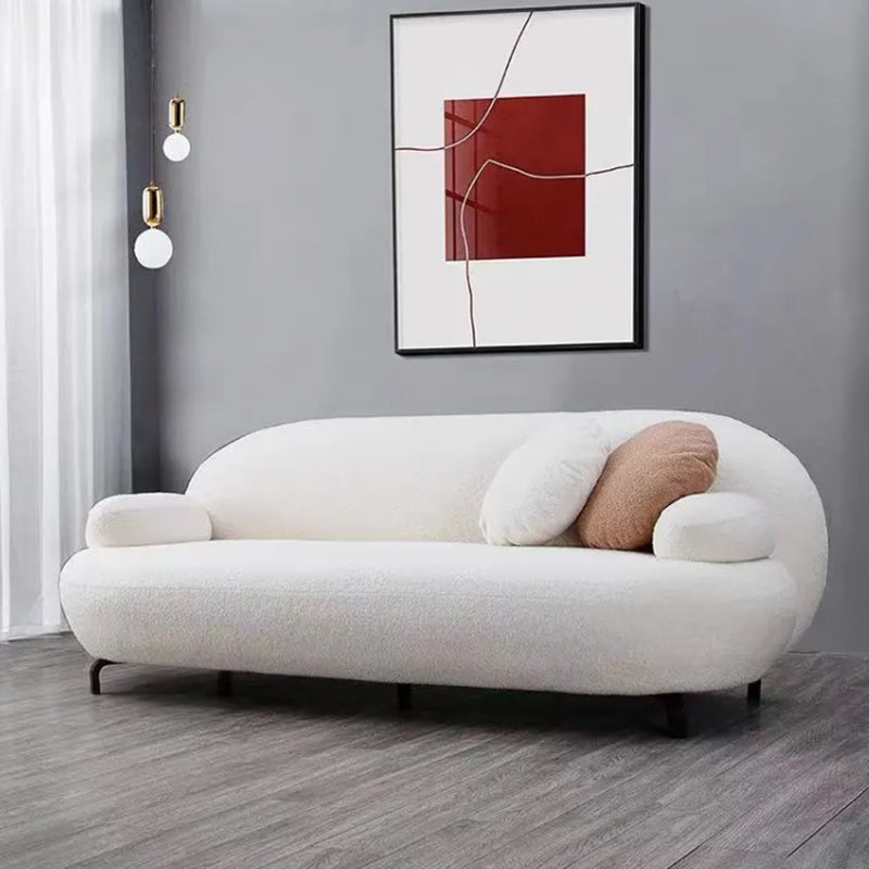 39.53 inch High Contemporary Sofa Recessed Arm Standard Sofa