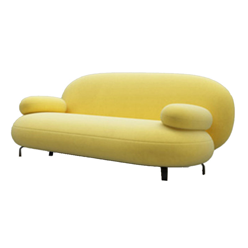 39.53 inch High Contemporary Sofa Recessed Arm Standard Sofa