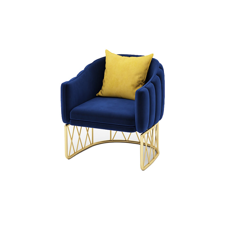 Modern Sloped Arm Sofa with Tight Back and Single Cushion Seat