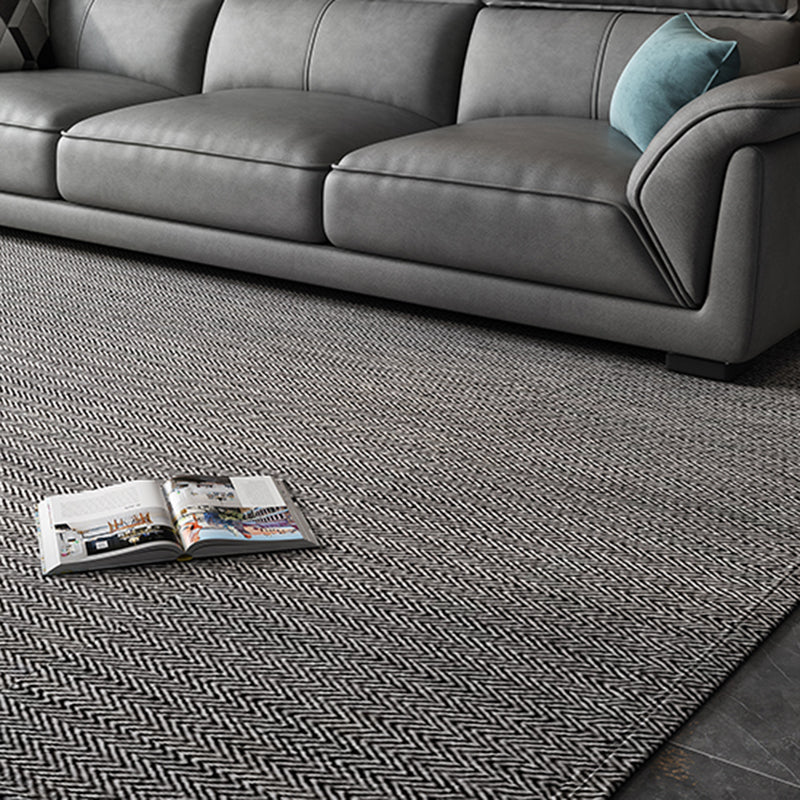 Gray Faux Leather Sofa & Chaise Modern Biscuit Back Sofa - 33.46" H