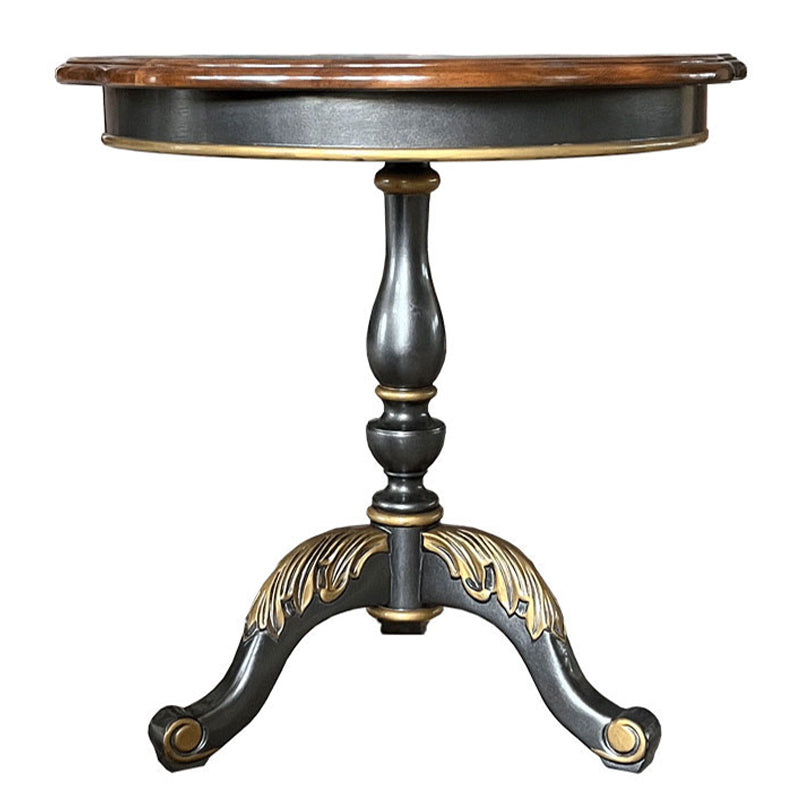 French Country Distressed Cocktail Table Wooden Coffee Table for Home