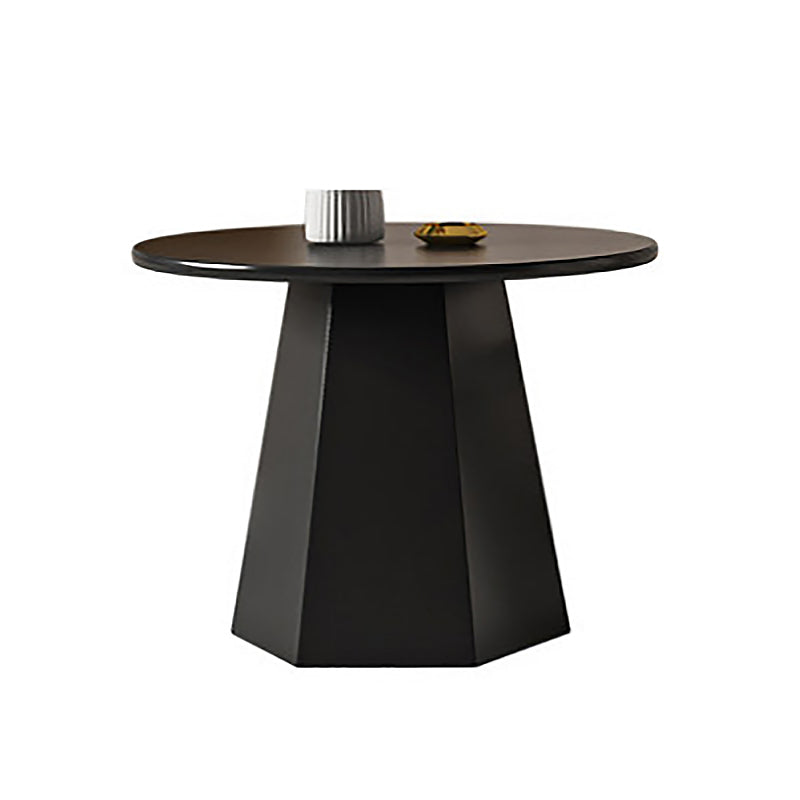 Iron Geometric Coffee Table Round Coffee Table for Living Room