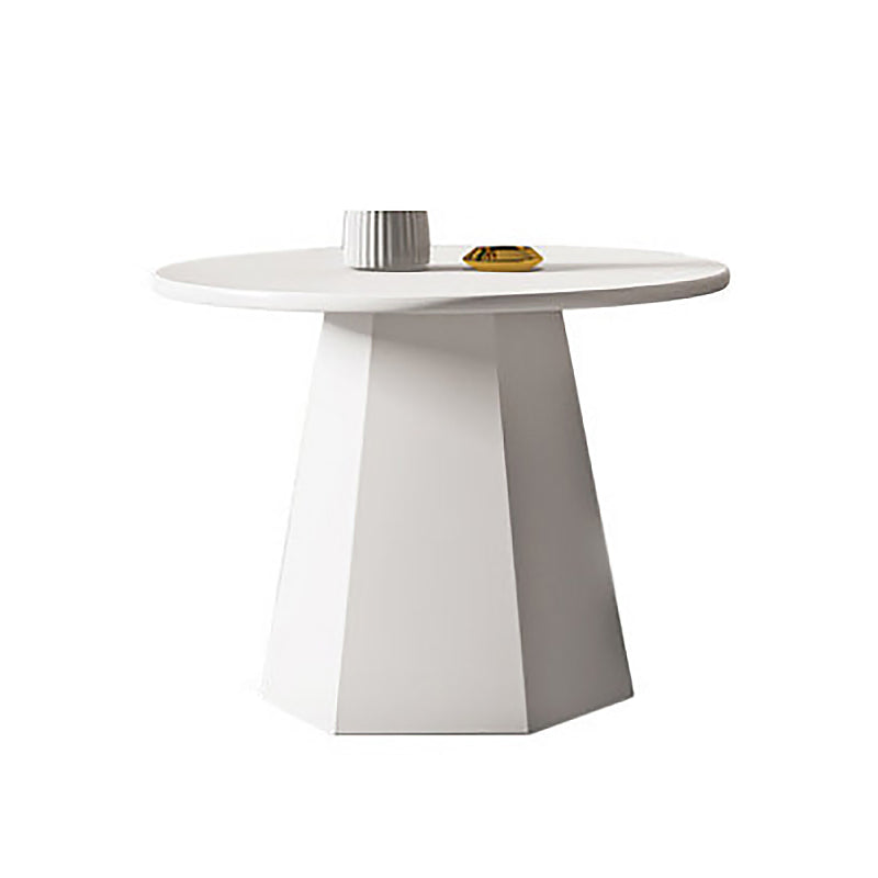 Iron Geometric Coffee Table Round Coffee Table for Living Room