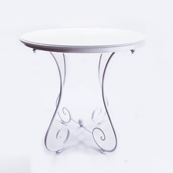 Iron Geometric Coffee Table Round Modern Minimalist Coffee Table