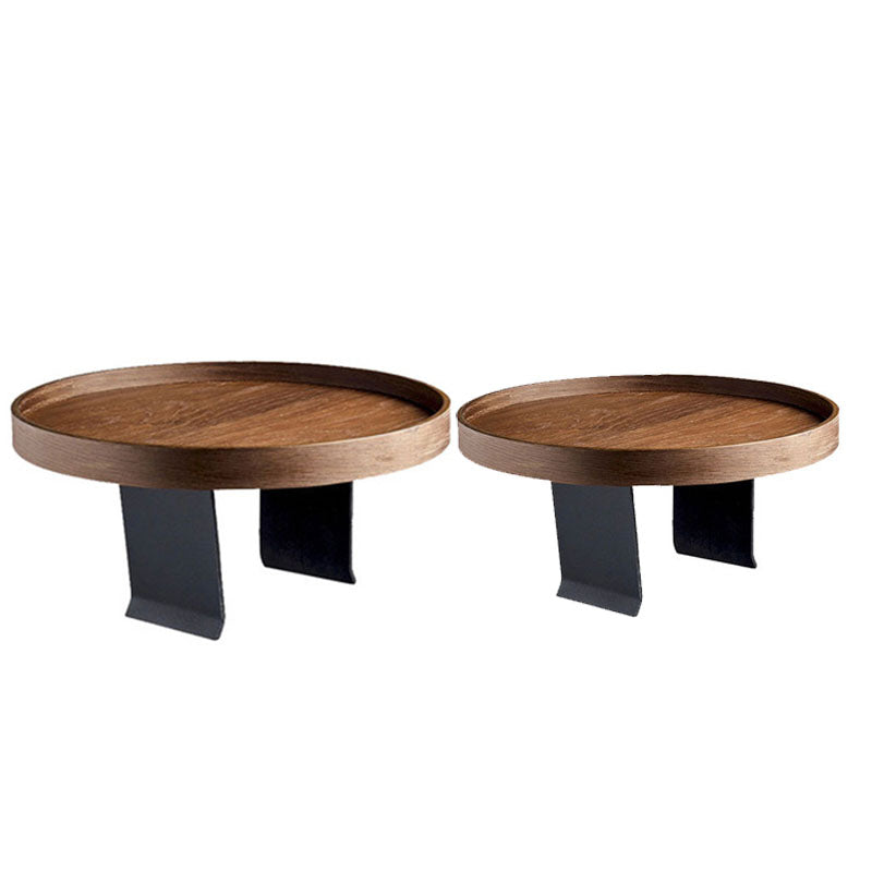11.8 inch Wide Scandinavian Sofa Side Accent Table Round Side End Table
