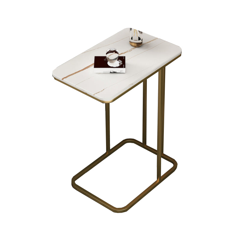 7.9"H Modern Style Side End Table Metal Frame Sofa Side Accent Table