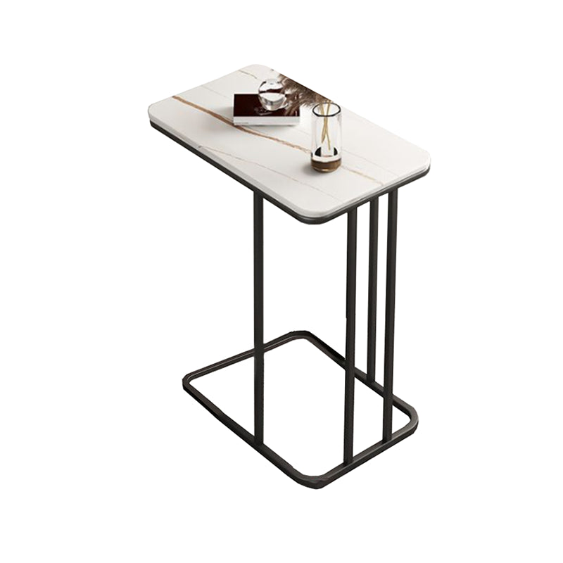 7.9"H Modern Style Side End Table Metal Frame Sofa Side Accent Table