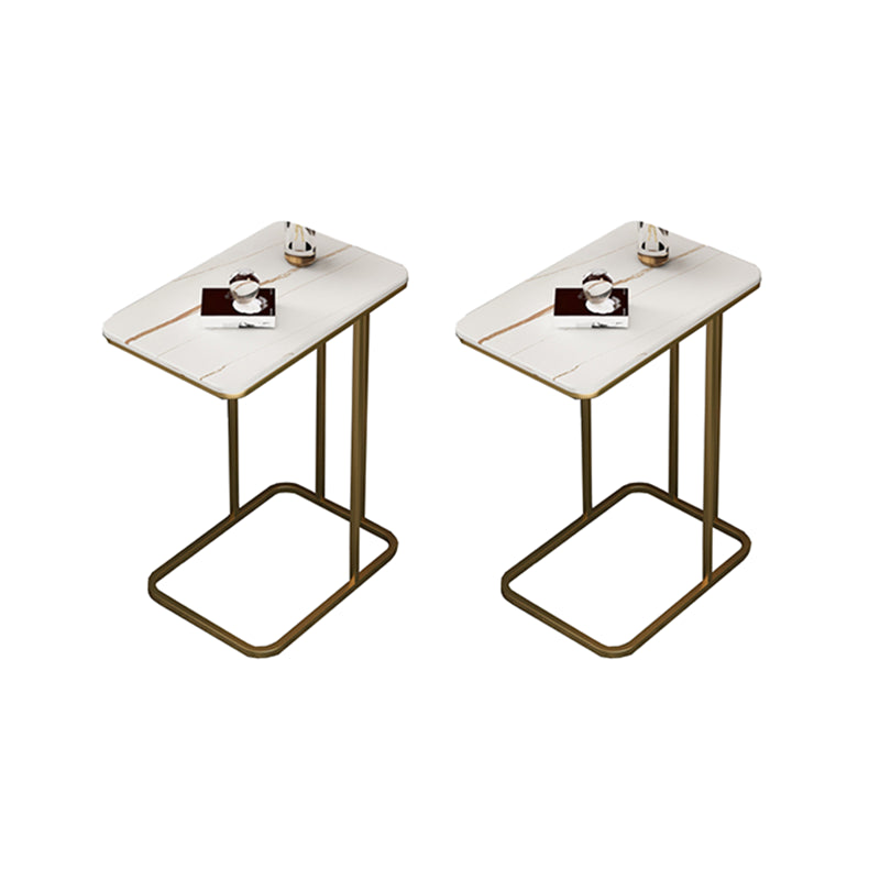7.9"H Modern Style Side End Table Metal Frame Sofa Side Accent Table