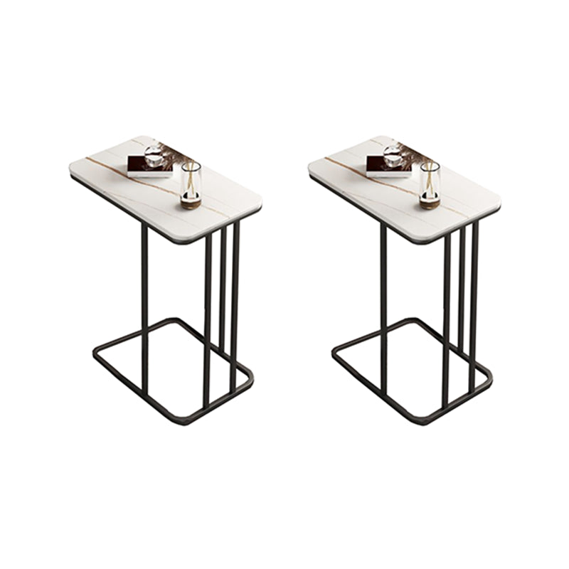 7.9"H Modern Style Side End Table Metal Frame Sofa Side Accent Table