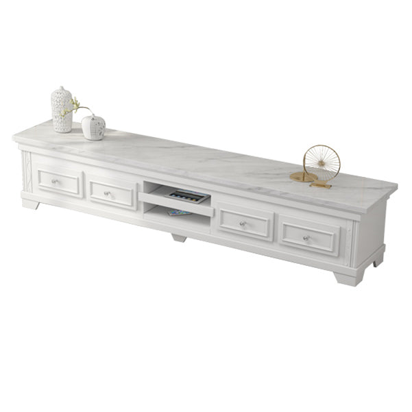 Sintered Stone Enclosed TV Storage Modern TV Cabinet with Glide Drawers