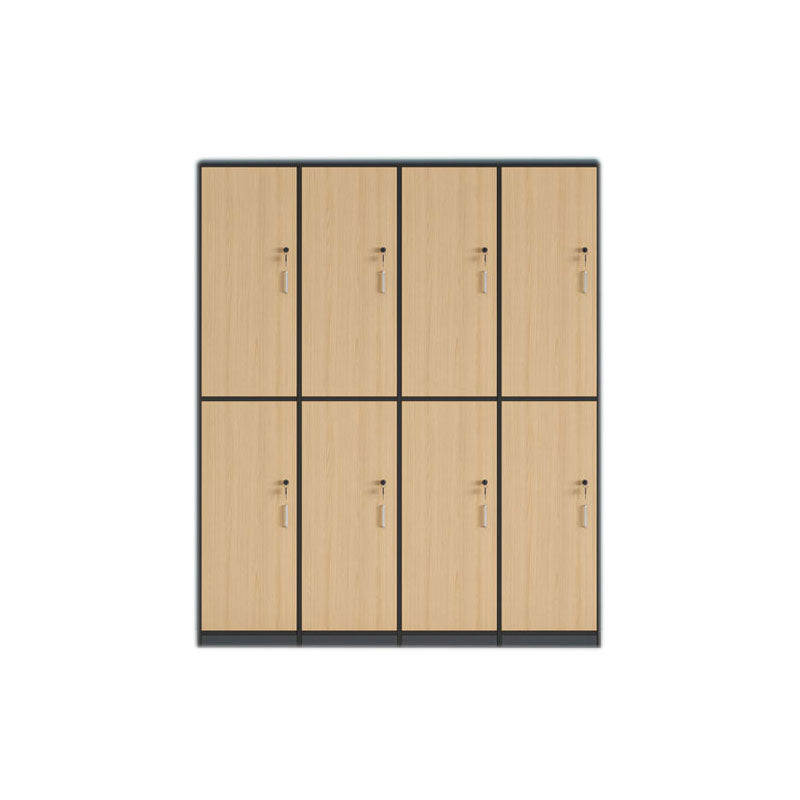 Modern Manufactured Wood Storage Cabinet Light Wood Finish Cabinet