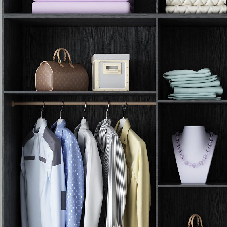 Modern Wardrobe Closet With Drawer Hinged Wardrobe Armoire for Home
