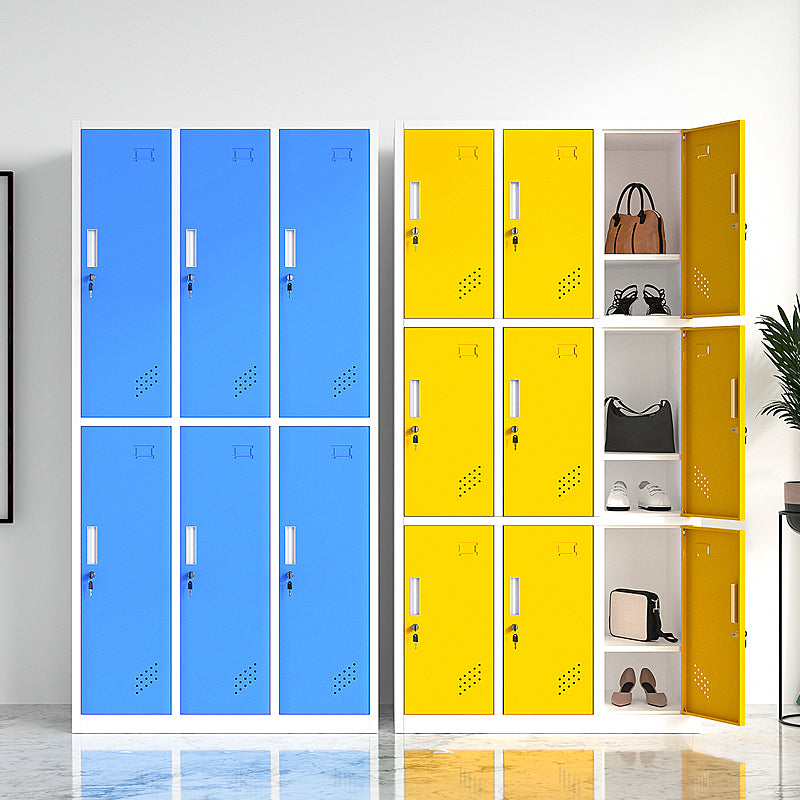 Hinged Wardrobe Cabinet Contemporary Metal Wardrobe Armoire for Home