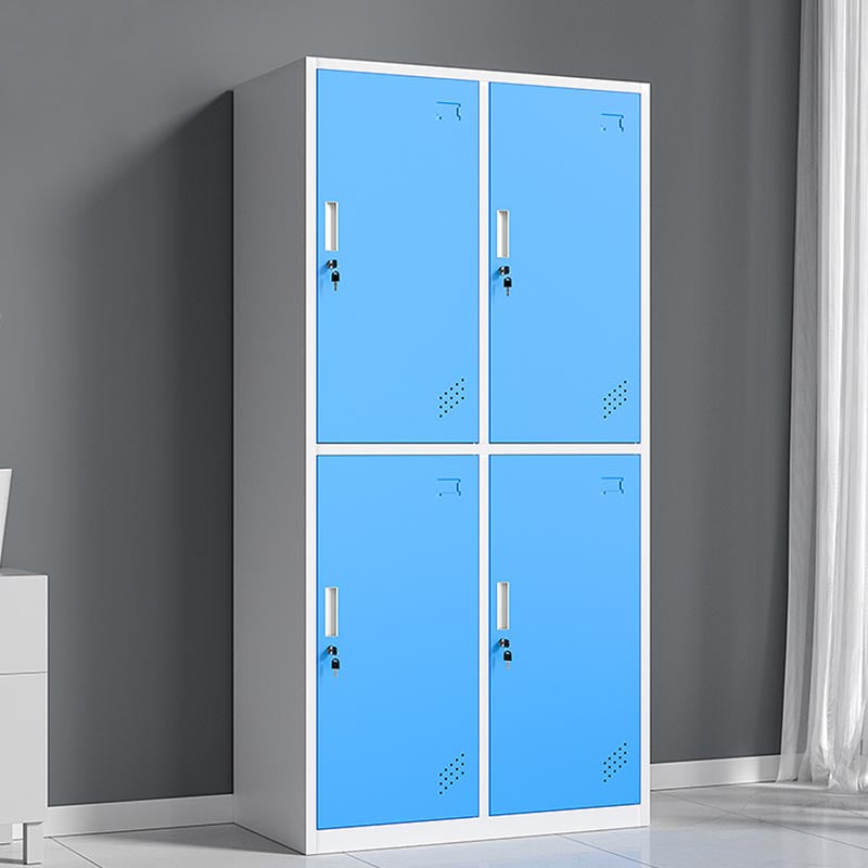 Hinged Wardrobe Cabinet Contemporary Metal Wardrobe Armoire for Home
