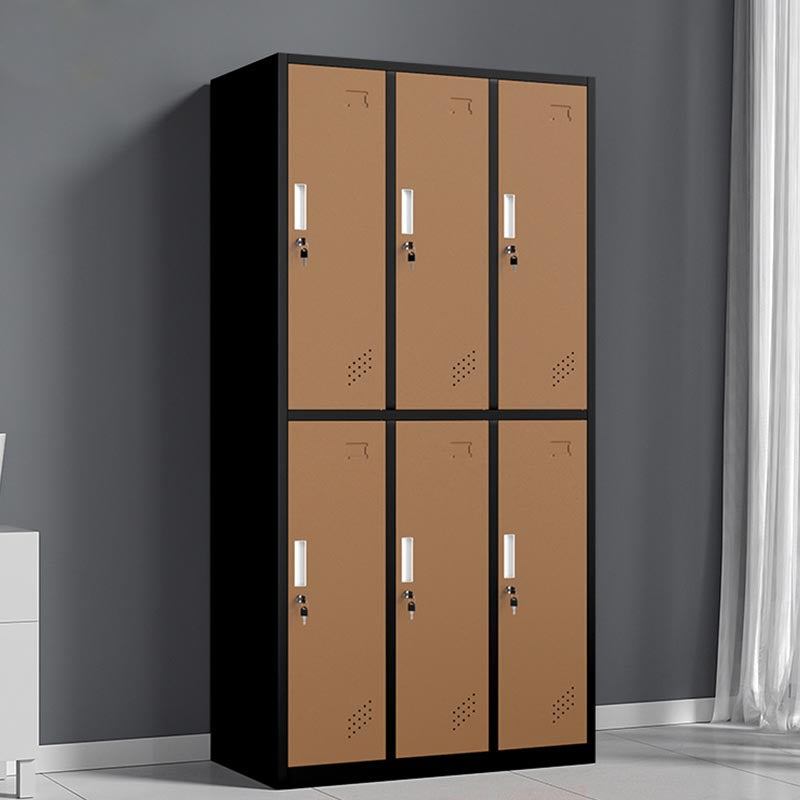 Hinged Wardrobe Cabinet Contemporary Metal Wardrobe Armoire for Home
