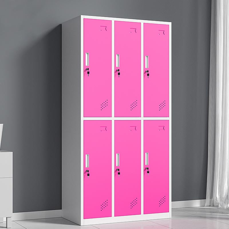 Hinged Wardrobe Cabinet Contemporary Metal Wardrobe Armoire for Home