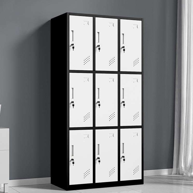 Hinged Wardrobe Cabinet Contemporary Metal Wardrobe Armoire for Home