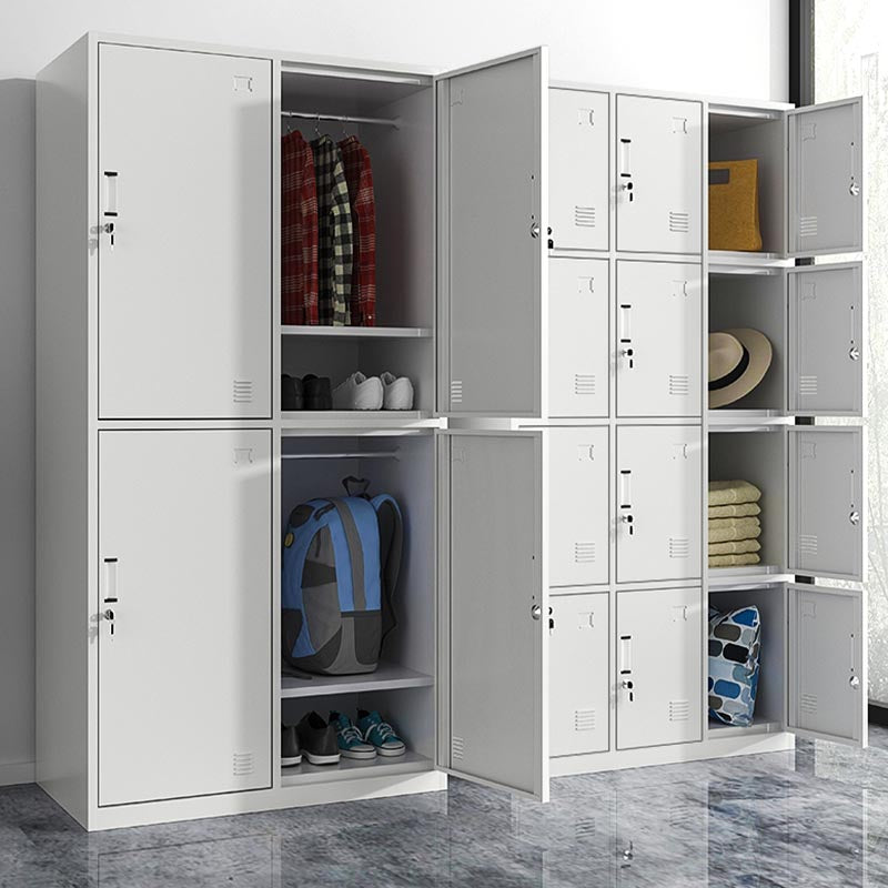 Metal Contemporary Wardrobe Armoire Hinged Wardrobe Cabinet for Home