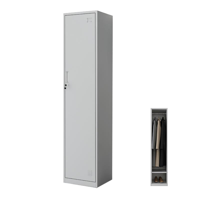 Metal Contemporary Wardrobe Armoire Hinged Wardrobe Cabinet for Home