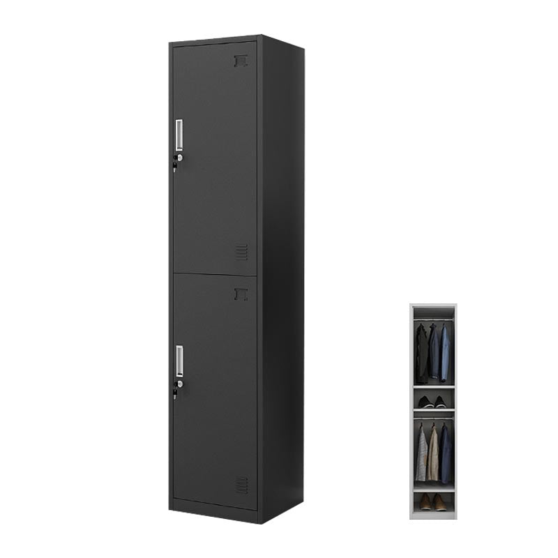 Metal Contemporary Wardrobe Armoire Hinged Wardrobe Cabinet for Home