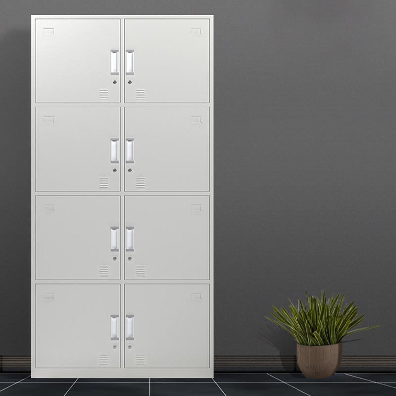 Metal Contemporary Wardrobe Armoire Hinged Wardrobe Cabinet for Home