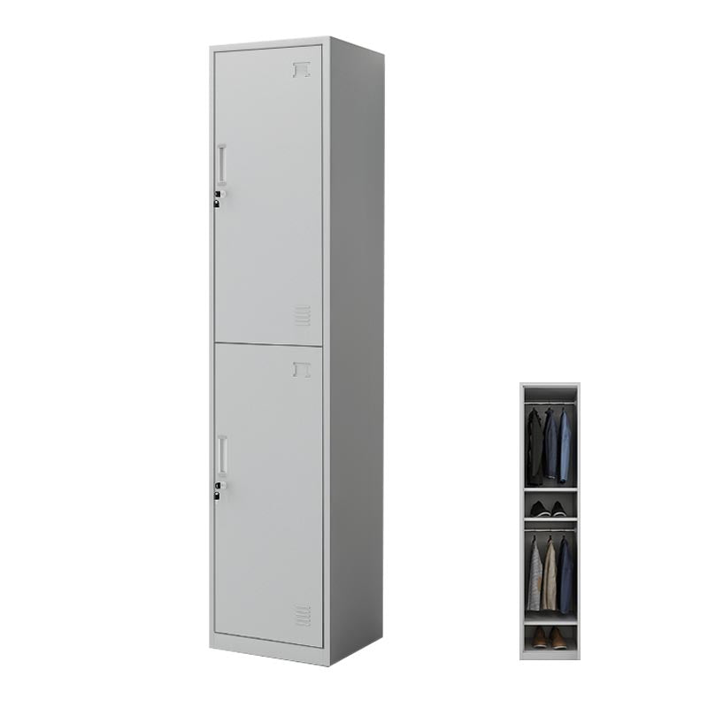 Metal Contemporary Wardrobe Armoire Hinged Wardrobe Cabinet for Home