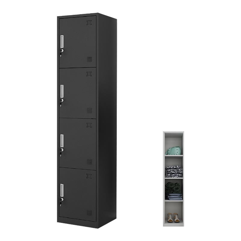 Metal Contemporary Wardrobe Armoire Hinged Wardrobe Cabinet for Home