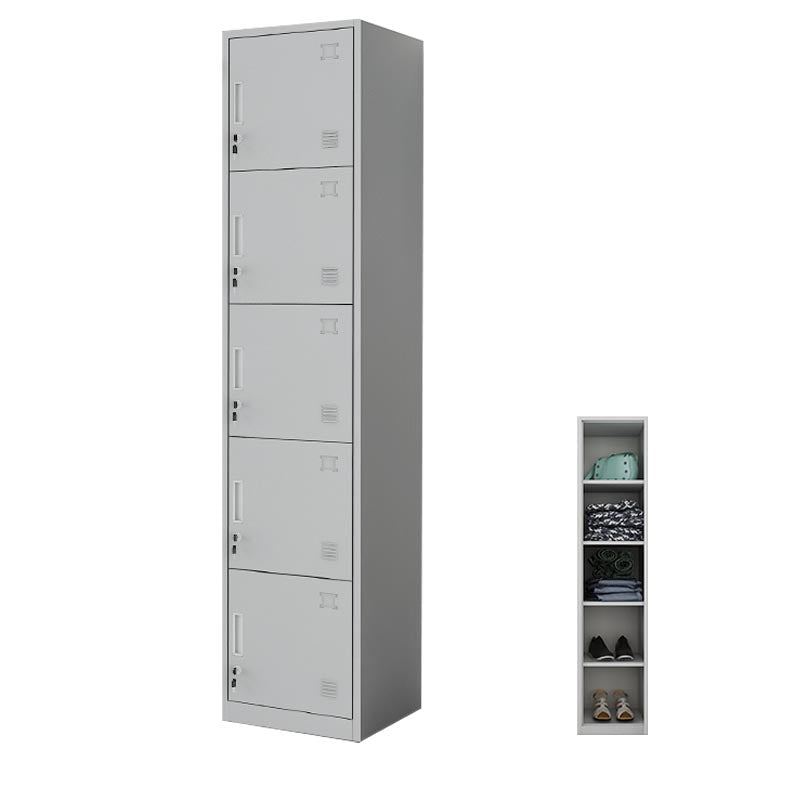 Metal Contemporary Wardrobe Armoire Hinged Wardrobe Cabinet for Home