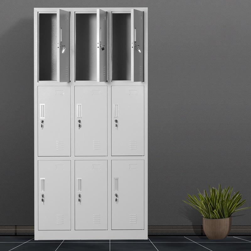 Metal Contemporary Wardrobe Armoire Hinged Wardrobe Cabinet for Home