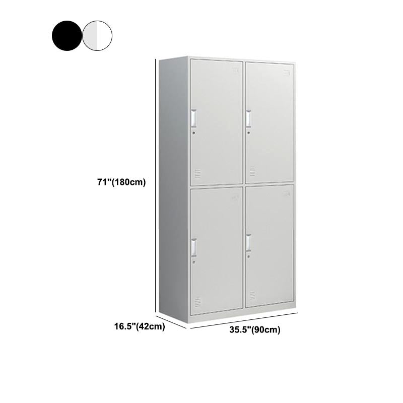 Metal Contemporary Wardrobe Armoire Hinged Wardrobe Cabinet for Home