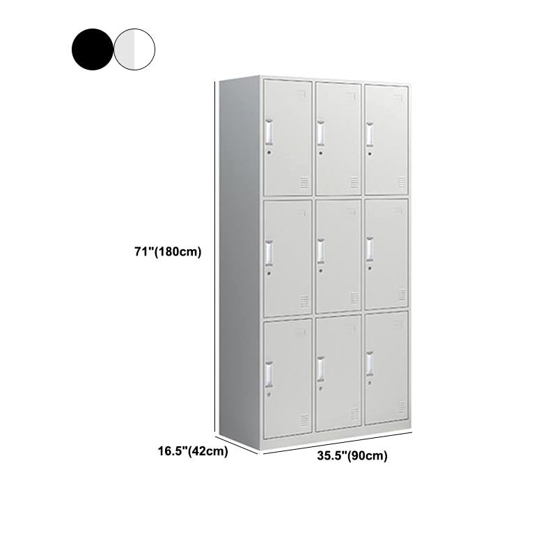 Metal Contemporary Wardrobe Armoire Hinged Wardrobe Cabinet for Home