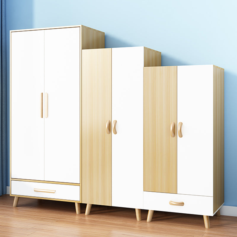 Manufactured Wood Storage Cabinet with Wooden Legs Modern Cabinet for Bedroom