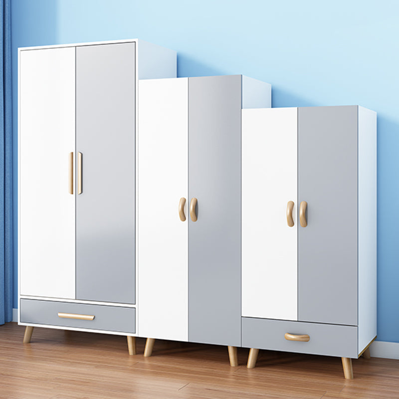 Manufactured Wood Storage Cabinet with Wooden Legs Modern Cabinet for Bedroom