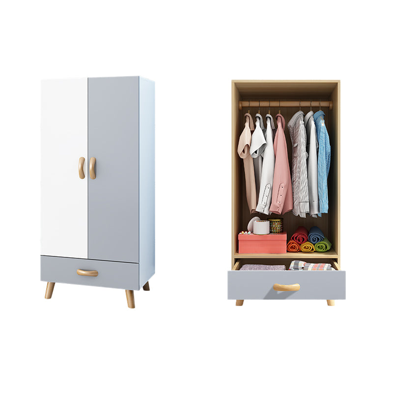 Manufactured Wood Storage Cabinet with Wooden Legs Modern Cabinet for Bedroom
