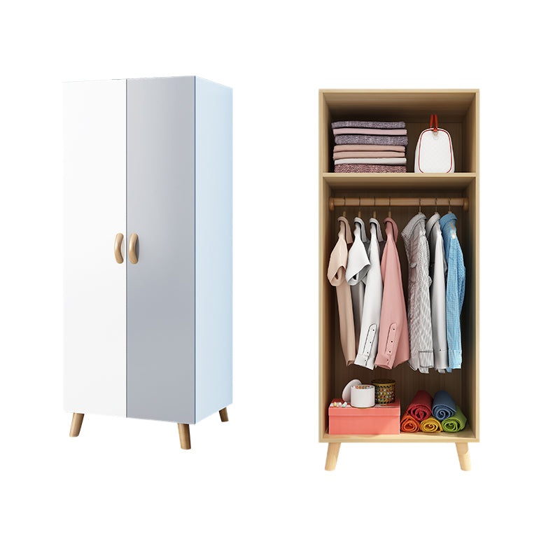 Manufactured Wood Storage Cabinet with Wooden Legs Modern Cabinet for Bedroom