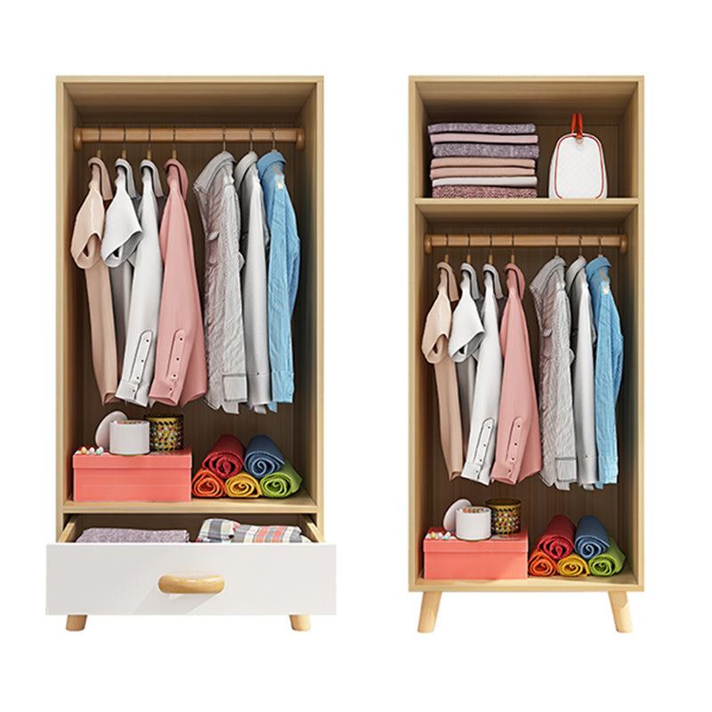 Manufactured Wood Storage Cabinet with Wooden Legs Modern Cabinet for Bedroom