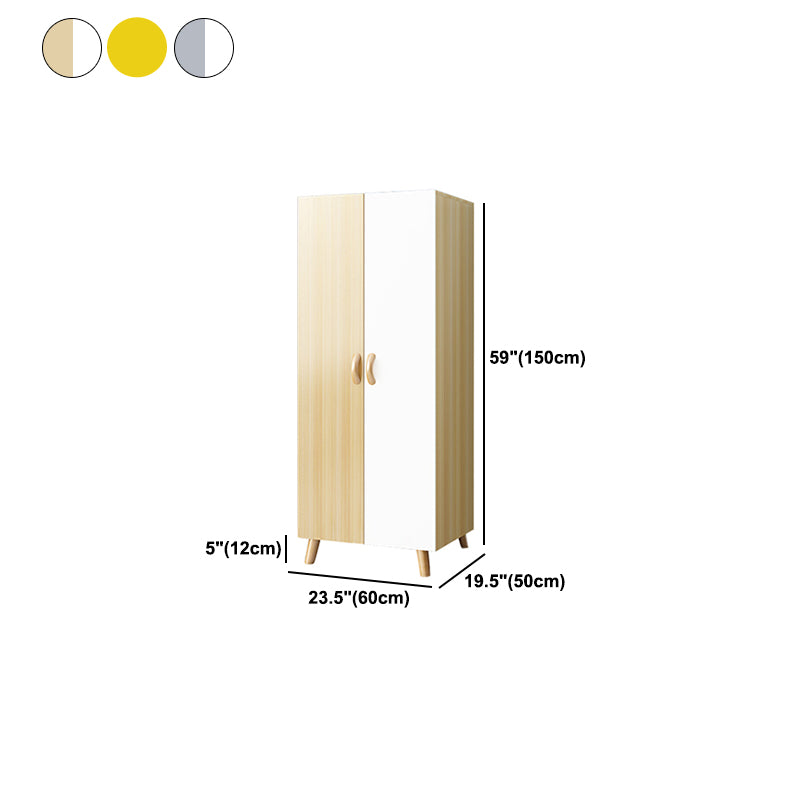 Manufactured Wood Storage Cabinet with Wooden Legs Modern Cabinet for Bedroom