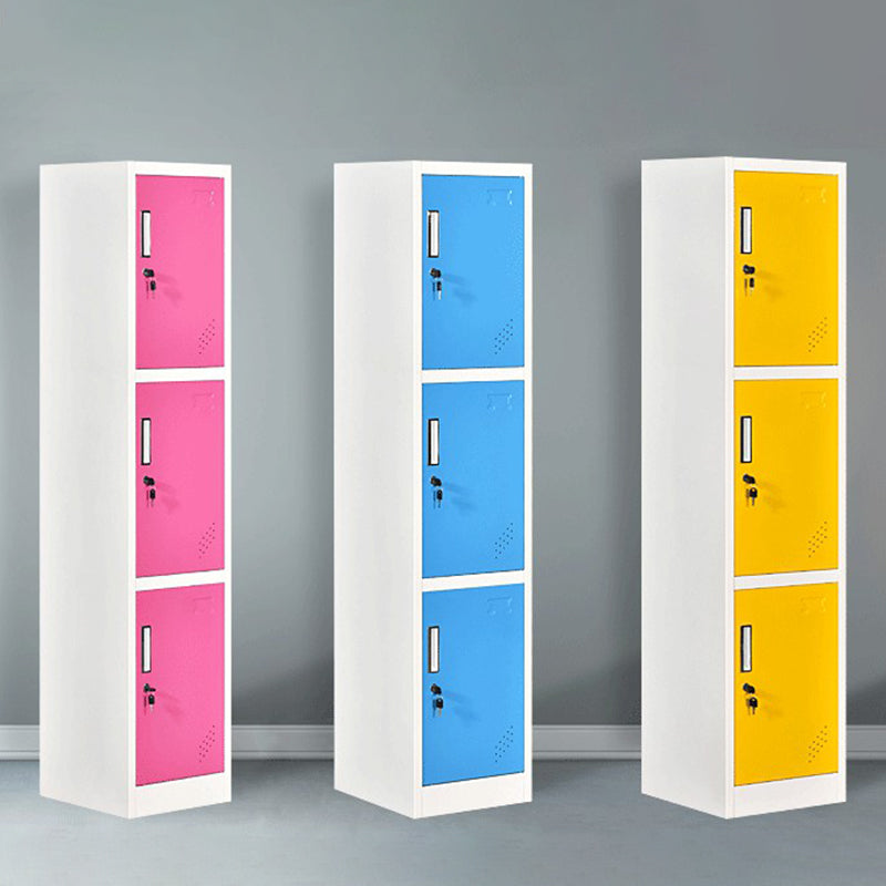 Metal Hinged Door Storage Cabinet Contemporary Cabinet for Bathroom