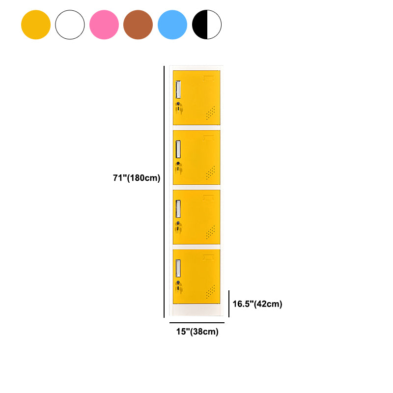 Metal Hinged Door Storage Cabinet Contemporary Cabinet for Bathroom